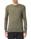Allsaints Mode Regular Fit Merino Wool Sweater In Green