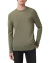 Allsaints Mode Merino Wool Crewneck Sweater In Light Ash