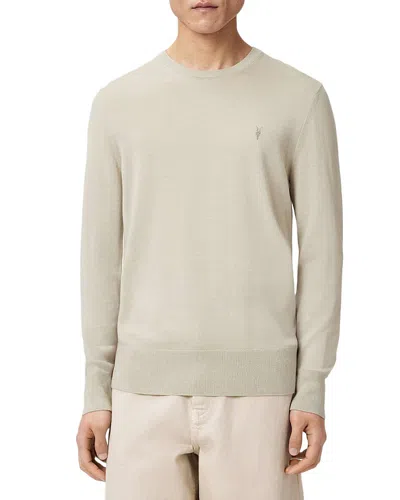 Allsaints Mode Regular Fit Merino Wool Sweater In Neutral