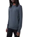 Allsaints Mode Regular Fit Merino Wool Sweater In Pitched Blue
