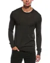 Allsaints Mode Wool Crewneck Sweater In Green