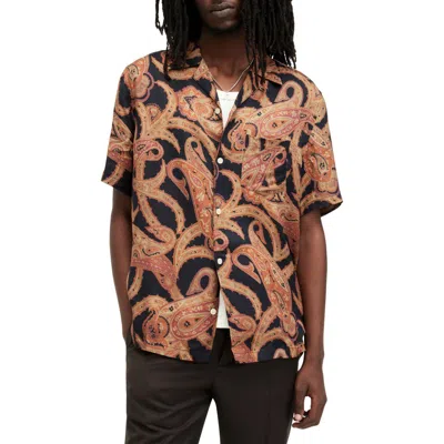 ALLSAINTS ALLSAINTS MORGANZA PAISLEY CAMP SHIRT