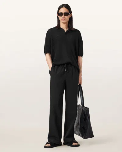 Allsaints Mori Mid Rise Cotton Trousers