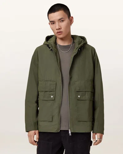 ALLSAINTS COTTON MORTON HOODED JACKET