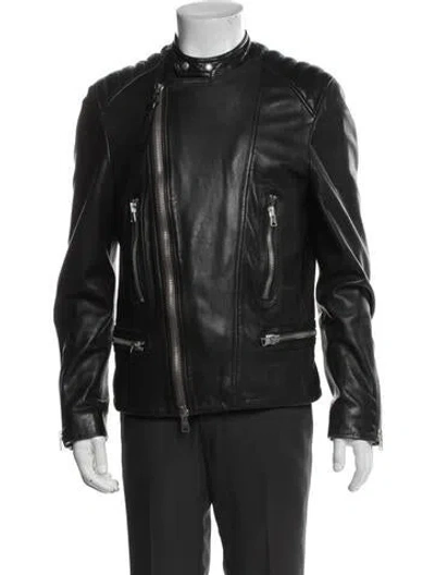 Pre-owned Allsaints Moto Jacket In Black