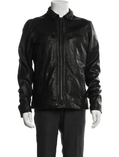 Pre-owned Allsaints Moto Jacket In Black