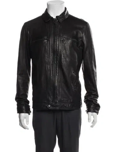 Pre-owned Allsaints Moto Jacket In Black