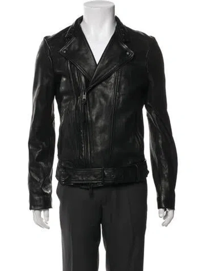 Pre-owned Allsaints Moto Jacket In Black