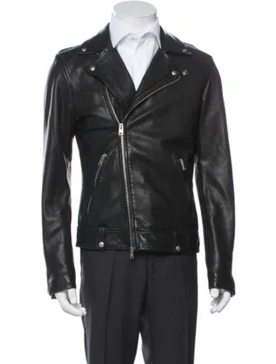 Pre-owned Allsaints Moto Jacket In Black