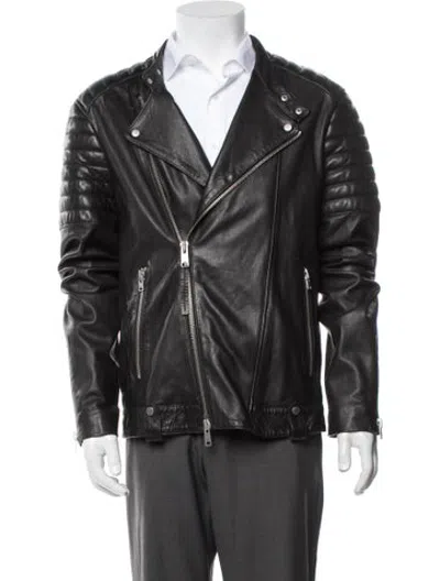 Pre-owned Allsaints Moto Jacket In Black