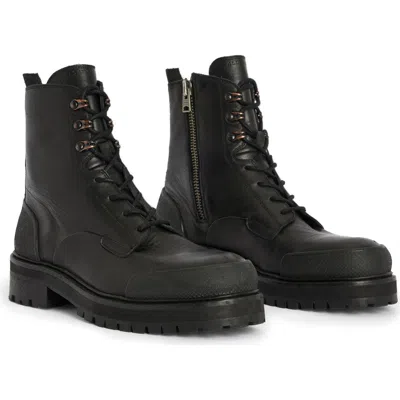 Allsaints Mudfox Leather Boot In Black