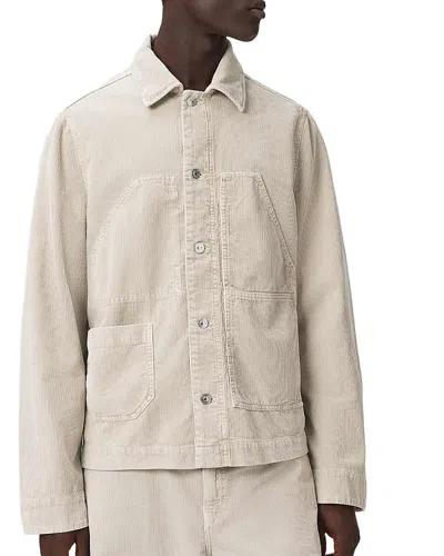 Allsaints Mukesh Cord Shirt Jacket In Neutral