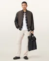 Allsaints Mullen Carpenter Wide Fit Corduroy Jeans In White