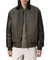Allsaints Myler Bomber Jacket In Brown