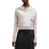 Allsaints Myra Cowl Neck Sweater In Fawn Brown