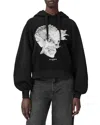 Allsaints Mysterie Dana Hoodie In Black