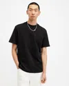Allsaints Nero Heavyweight Relaxed Fit T-shirt In Jet Black