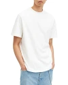 Allsaints Nero Short Sleeved Crewneck Tee In Chalk White