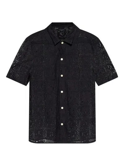 Allsaints Netley Shirt In Black
