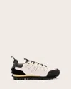 Allsaints Nevis Suede Blend Sneakers In Black