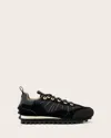 Allsaints Nevis Suede Sneakers In Black
