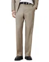 Allsaints Newton Tailored Trousers In Stone Grey