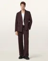 Allsaints Newton Tailored Pants In Brown