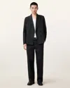 Allsaints Newton Tailored Trousers In Koto Black