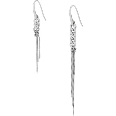 Allsaints Nia Drop Earrings In Metallic