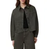 Allsaints Organic Cotton-blend Nicky Shirt Jacket In Golden Black