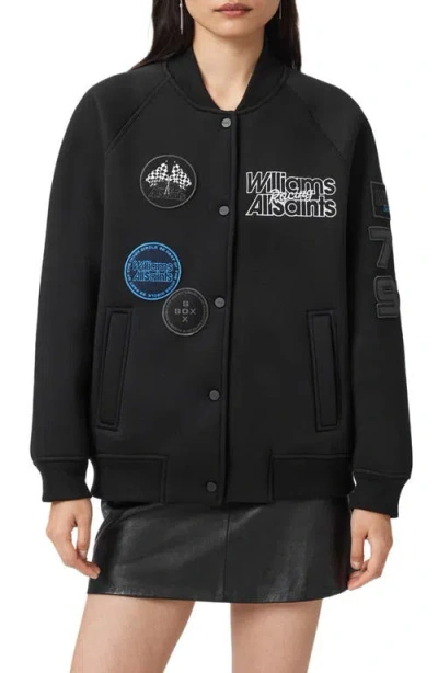 ALLSAINTS ALLSAINTS NICO COTTON BLEND BOMBER JACKET