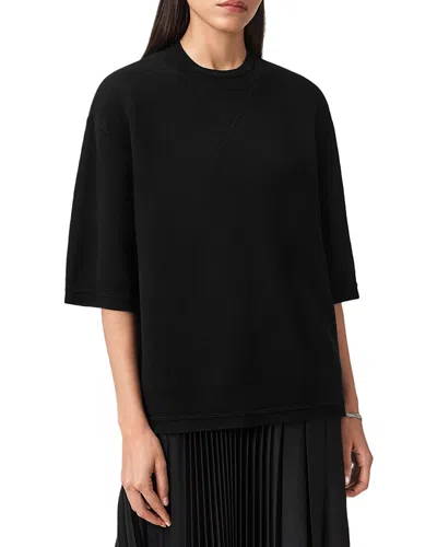 Allsaints Nika Tee In Black