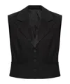 Allsaints Noa Buttoned Vest In Black