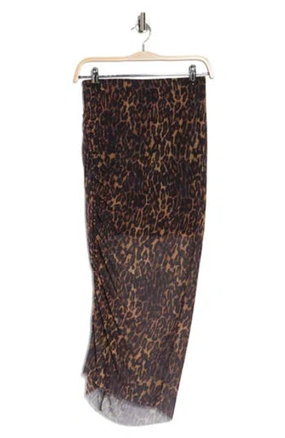 Allsaints Nora Anita Skirt In Natural Brown