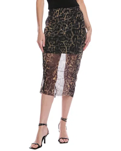 Allsaints Nora Skirt In Animal Print