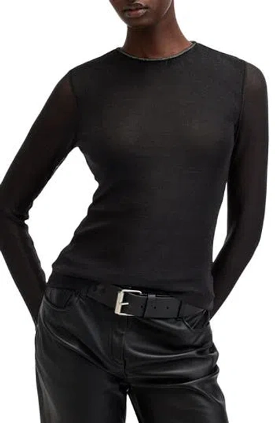 ALLSAINTS ALLSAINTS NORA SPARKLE COTTON BLEND TOP