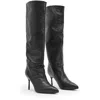 Allsaints Nori Shimmer Boot Womens Tall Pointed Toeq Knee-high Boots In Multi