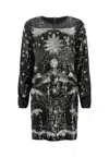 Allsaints Nouska Beaded Shift Dress In Black