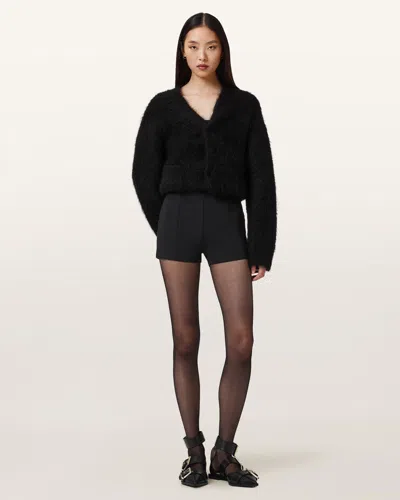 Allsaints Novie Hotpants In Black