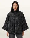 Allsaints Nyelee Puffer Jacket In Black