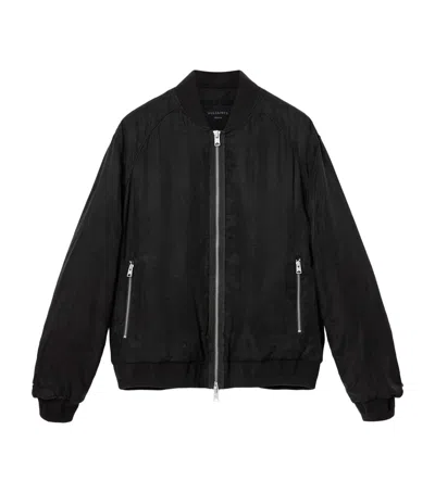 Allsaints Nyx Bomber Jacket In Black