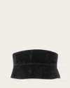 Allsaints Oakleigh Suede Corset Belt In Black