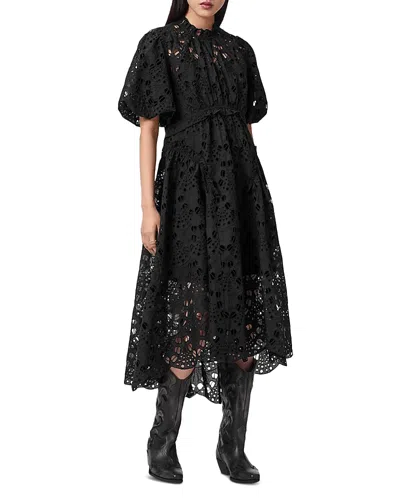 Allsaints Odette Dress In Black