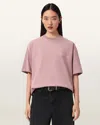 Allsaints Odyssey Etta Oversized T-shirt In Multi
