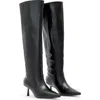 Allsaints Odyssey Knee High Boot In Black