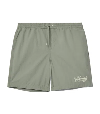 Allsaints Odyssey Swimshort In Green