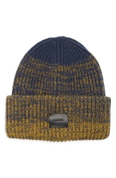 Allsaints Ombré Patch Beanie In Brown