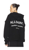 Allsaints Omnium Amphia Hoodie In Black