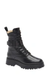 Allsaints Onyx Lug Sole Boot In Black