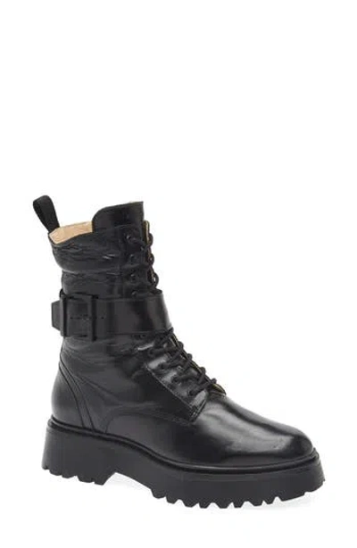 Allsaints Onyx Lug Sole Boot In Black